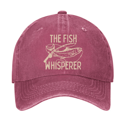 The Fish Whisperer Funny Fishing Cap (Free Customization)