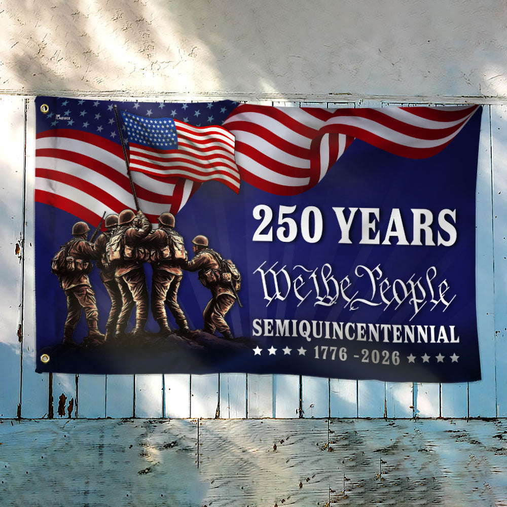 Flagwix American Flag - 250 Years We The People Semiquincentennial Grommet Flag