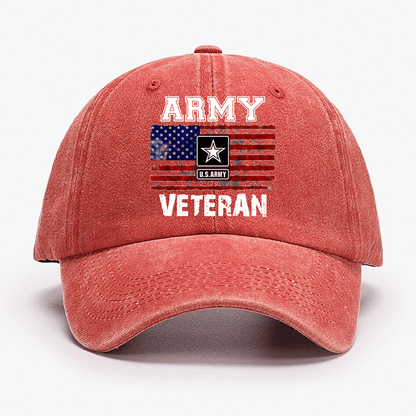 Maturelion Custom Cap Army U.S.Army Veteran Cap(Free Customization)