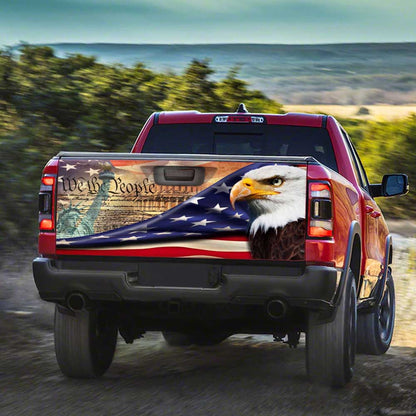 American Eagle Truck Tailgate Decal Sticker Wrap