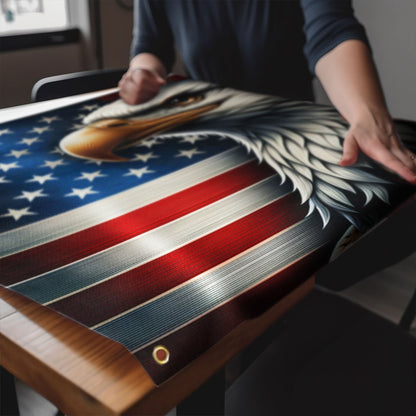 Patriotic Eagle American Grommet Flag TQN2320GF
