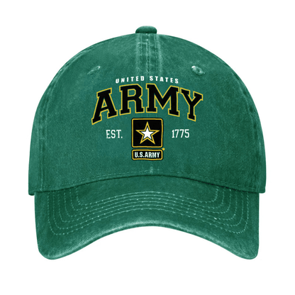 US Army Veteran Pride Military United States Graphic Cap (Free Customization)
