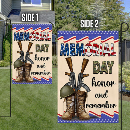 Memorial Day Flag Honor And Remember Patriotic Veterans TQN1014F