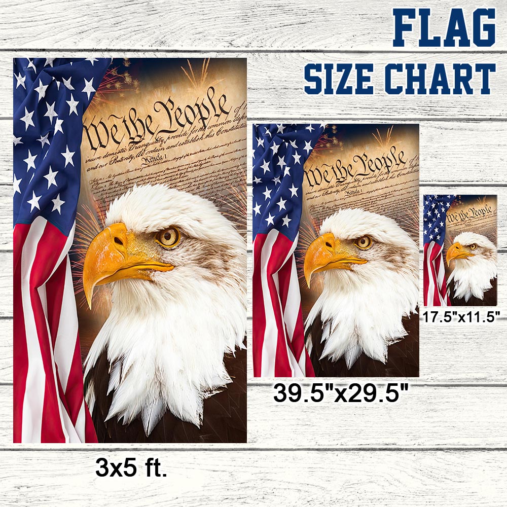 Flagwix American Flag - We The People 4th of july Flag – Patriotic Eagle American Flag