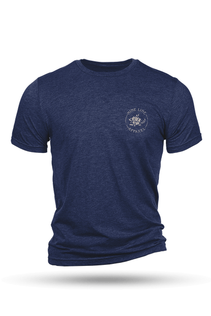 Floral Pattern Flag - T-Shirt