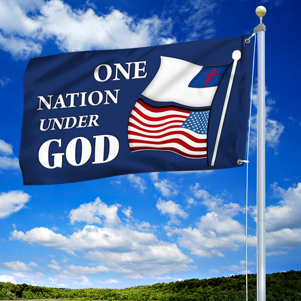 One Nation Under God Grommet Flag MLN916GF