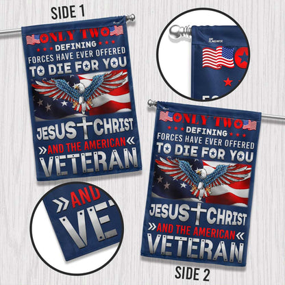 Memorial Day Jesus Christ And The American Veteran Patriotic American Eagle Flag TPT1284F
