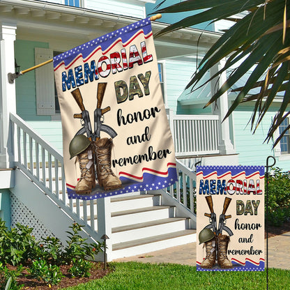 Memorial Day Flag Honor And Remember Patriotic Veterans TQN1014F