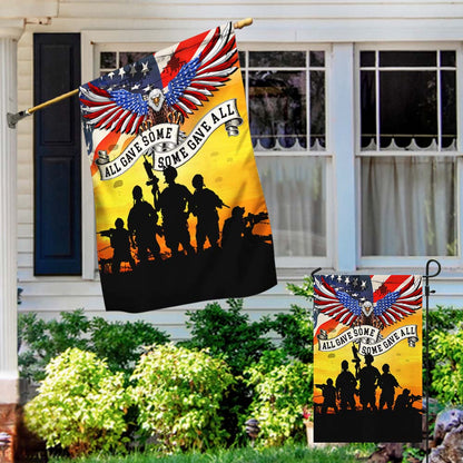 Memorial Day, All Gave Some, Some Gave All, U.S. Veteran Flag TPT637F