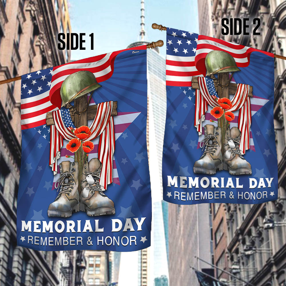 FLAGWIX Memorial Day Veteran Remember And Honor Flag MLN2775F