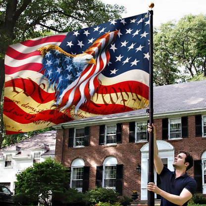 American Eagle Grommet Flag We The People BNN37GF