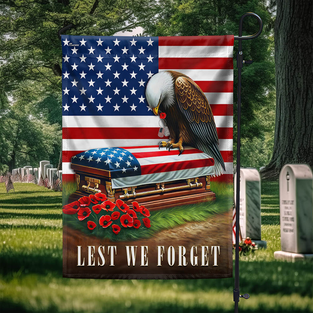 Lest We Forget Memorial Day American Flag TPT1591F