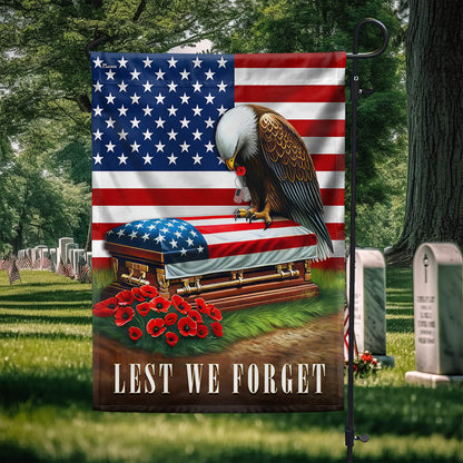 Lest We Forget Memorial Day American Flag TPT1591F