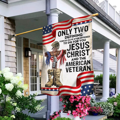 Flagwix American Flag - Only Jesus Christ and American Veteran Can Die For You, US Veteran Flag TPT743F