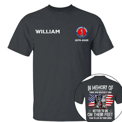 Honor Veterans - Personalized Badges & Names on Memorial Apparel