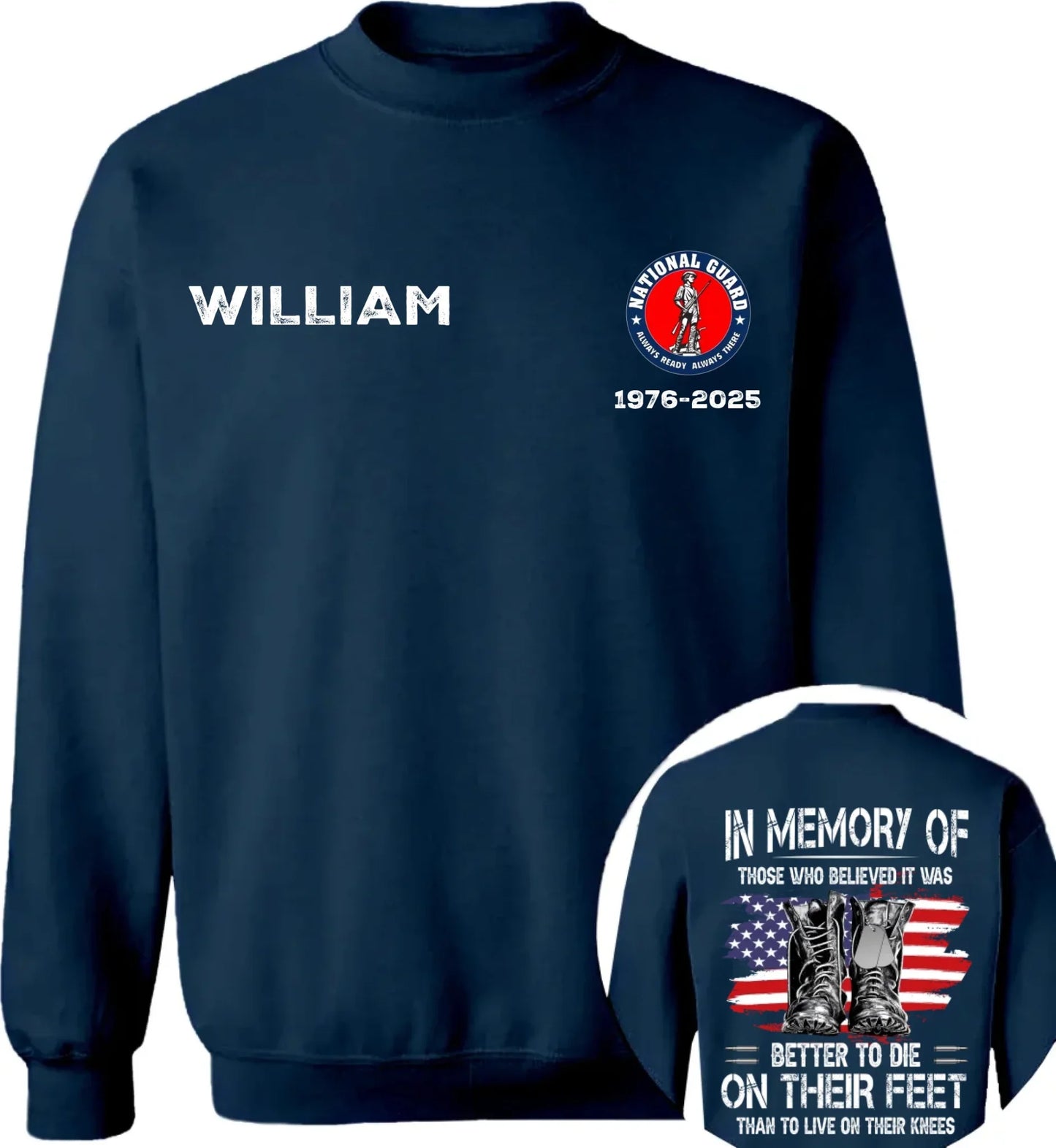 Honor Veterans - Personalized Badges & Names on Memorial Apparel