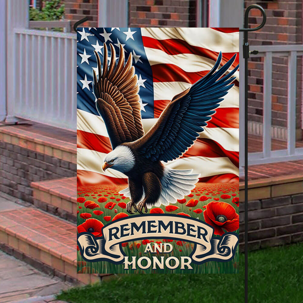 FLAGWIX  Patriot Eagle Memorial Day Remember and Honor Flag MLN2477F
