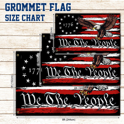 We The People American Patriot Grommet Flag MLN3200GF