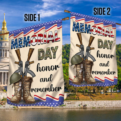 Memorial Day Flag Honor And Remember Patriotic Veterans TQN1014F