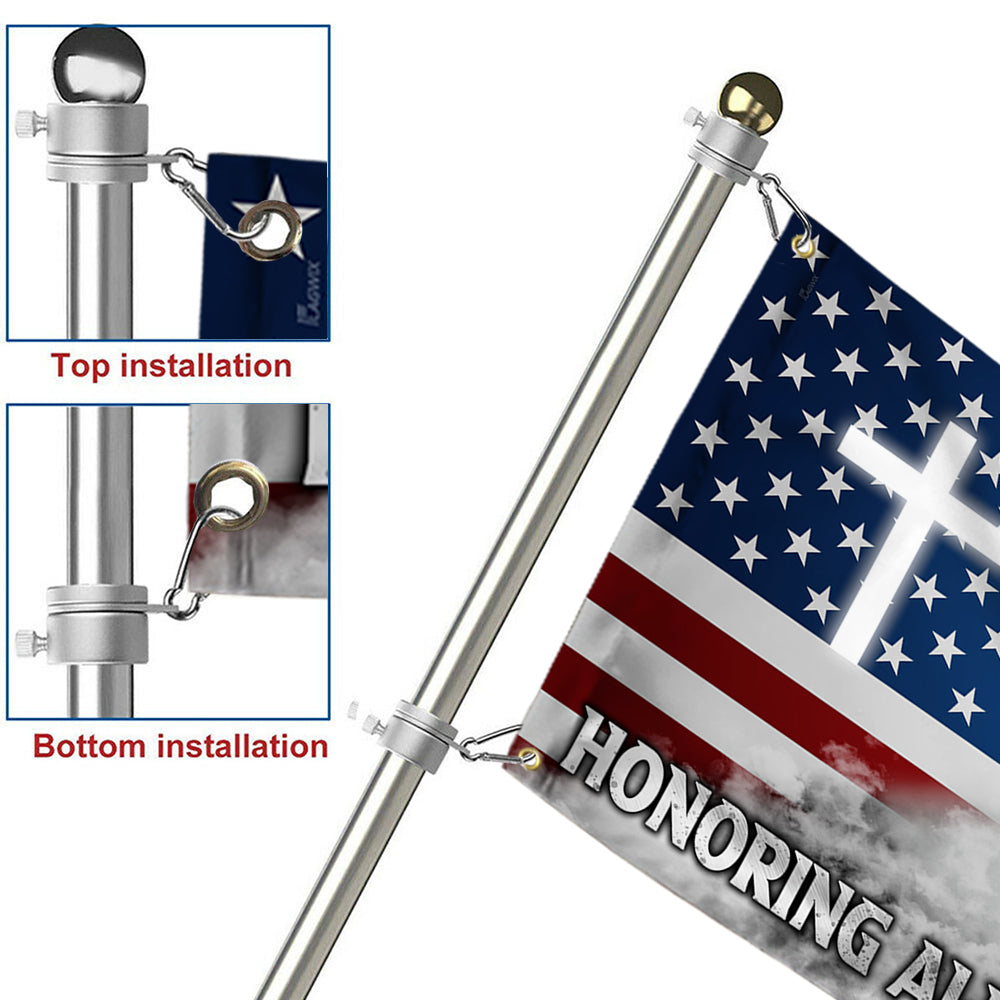 Veteran American Grommet Flag Honoring All Who Served BNT603GFv1