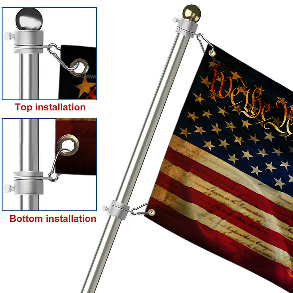 Don't Tread On Me Gadsden Grommet Flag 3-Day Shipping