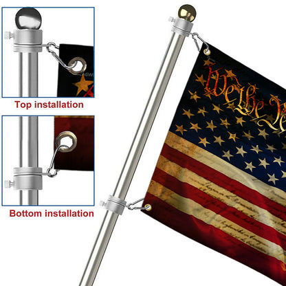 Don't Tread On Me Gadsden Grommet Flag 3-Day Shipping