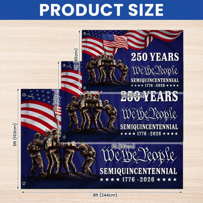 Flagwix American Flag - 250 Years We The People Semiquincentennial Grommet Flag