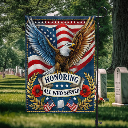 Veterans Day Honoring All Who Served Flag TQN3790F