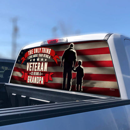Veteran Grandpa Rear Window Decal THB3847CD