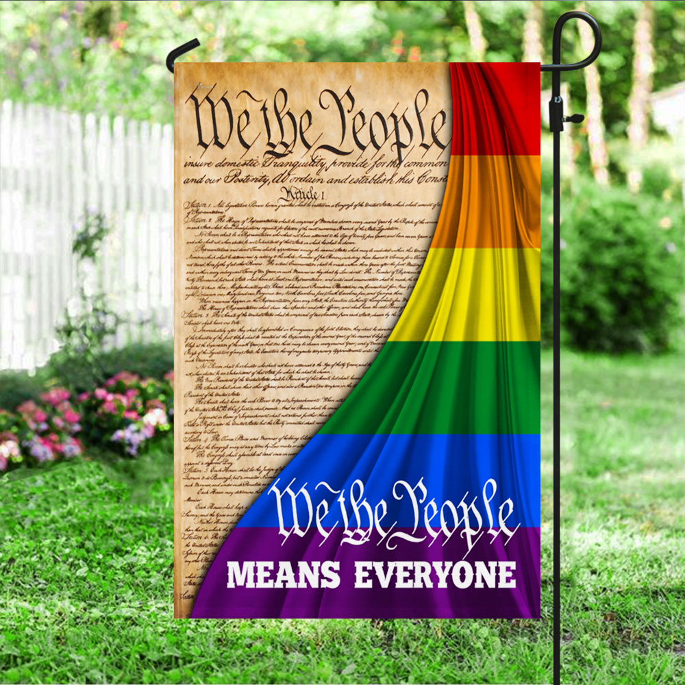 LGBT Flag We The People Means Everyone DDH3460F