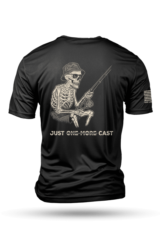 Just One More Cast - Men's Moisture Wicking T-Shirt