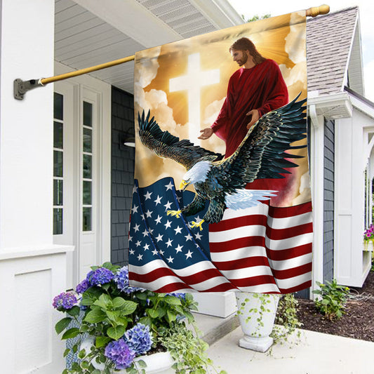 Jesus Flag American Eagle God Jesus Flag TRN1479F