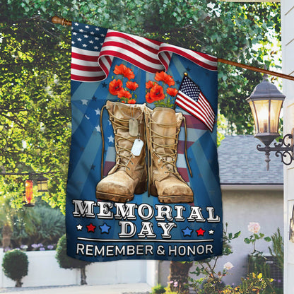 Memorial Day Veteran Remember and Honor Flag MLN108F