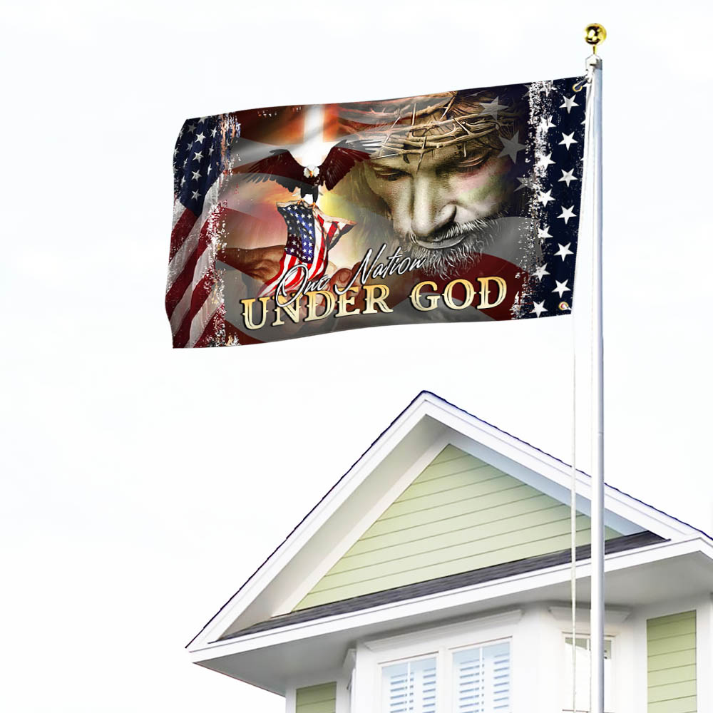 One Nation Under God American Flag THH3442GF