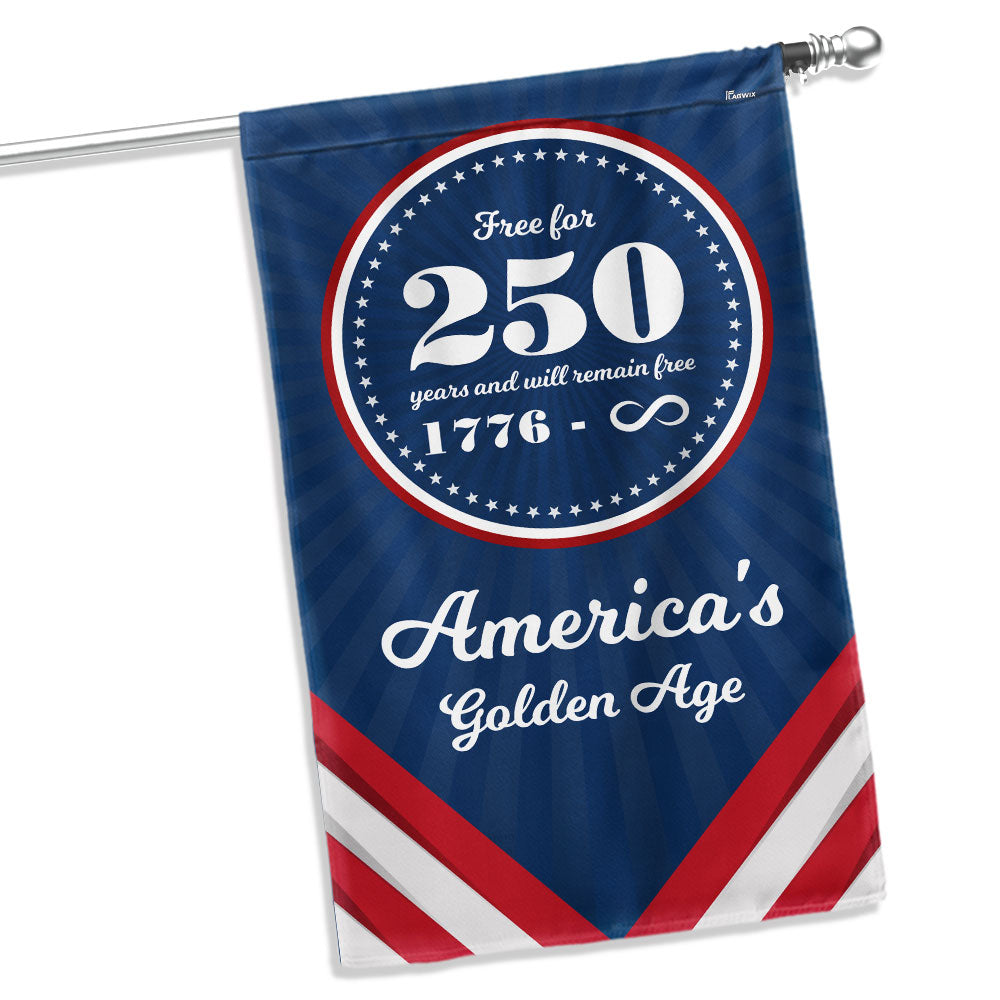 American Flag - Flagwix America 250th Anniversary Golden Age Canvas Flag