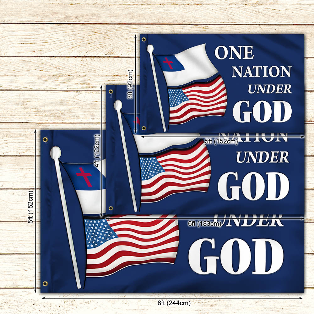 One Nation Under God Grommet Flag MLN916GF