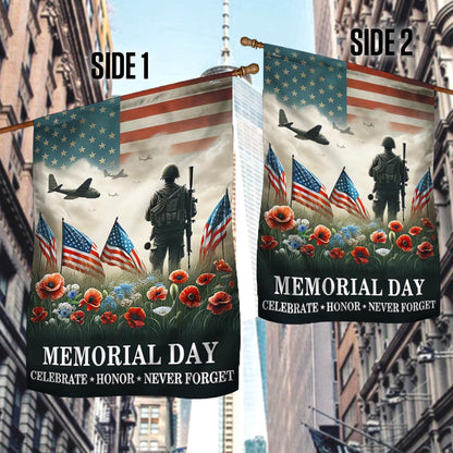 FLAGWIX Memorial Day Veteran Celebrate Honor Never Forget American Flag MLN2703F