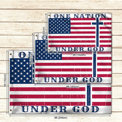 One Nation Under God American Grommet Flag MLN873GF