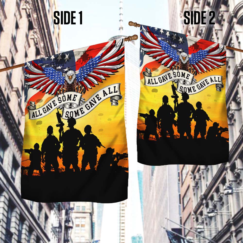 Memorial Day, All Gave Some, Some Gave All, U.S. Veteran Flag TPT637F