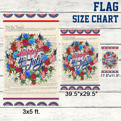 Flagwix American Flag - Happy 4th Of july, We The People American Flag TPT850F