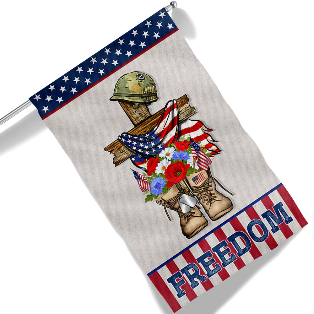 Flagwix American Flag - Independence Day Thank You Veteran Freedom Flag MLN1400F