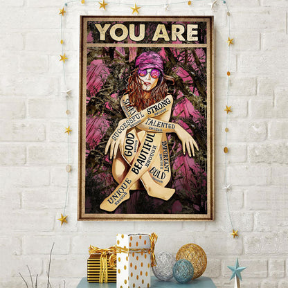 You Are Enough Country Girl - Hunting Poster