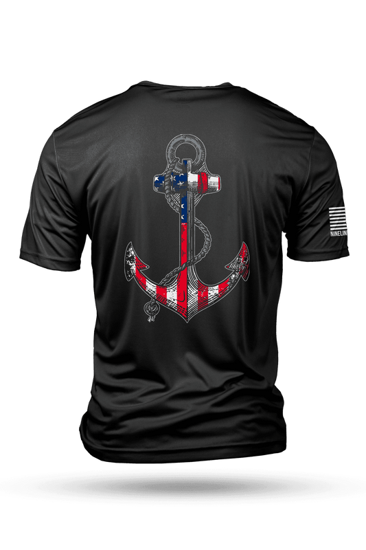 Anchor Flag - Moisture Wicking T-Shirt