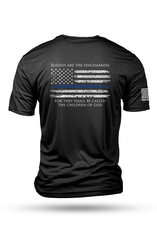 Thin Blue Line - Moisture Wicking T-Shirt