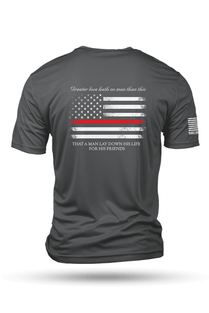 Thin Red Line - Moisture Wicking T-Shirt