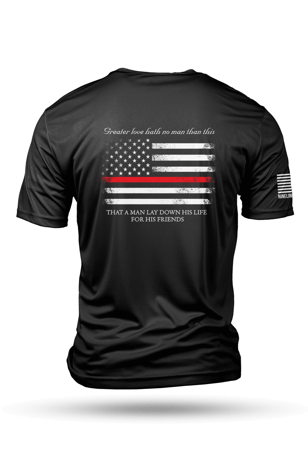 Thin Red Line - Moisture Wicking T-Shirt