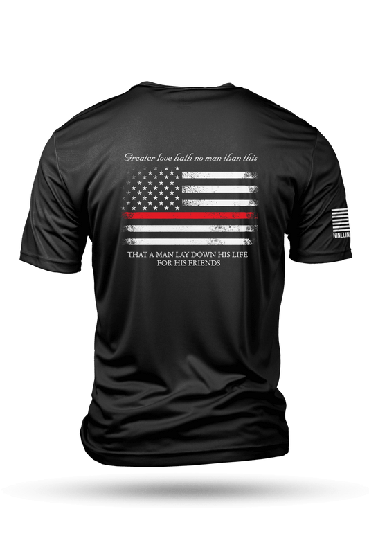 Thin Red Line - Moisture Wicking T-Shirt