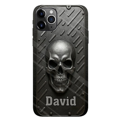 Hello Darkness - Personalized Skull Full Print Phone Case