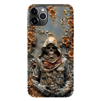 Vintage Skull - Personalized Skull Full Print Phone Case