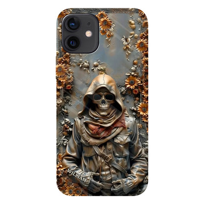 Vintage Skull - Personalized Skull Full Print Phone Case